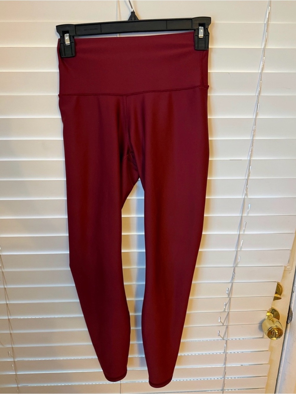 Alo High-Waist Burgundy Women's Leggings